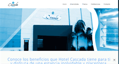 Desktop Screenshot of hotelcascadamty.com